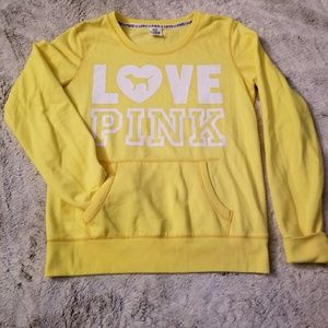 Yellow PINK sweatshirt